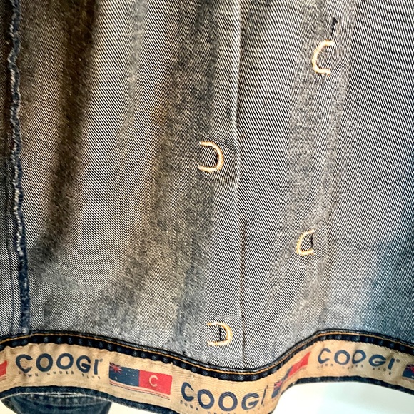 Vintage COOGI Blue Australia Denim Jacket Men’s Size XL Retro Button Up - Picture 10 of 13